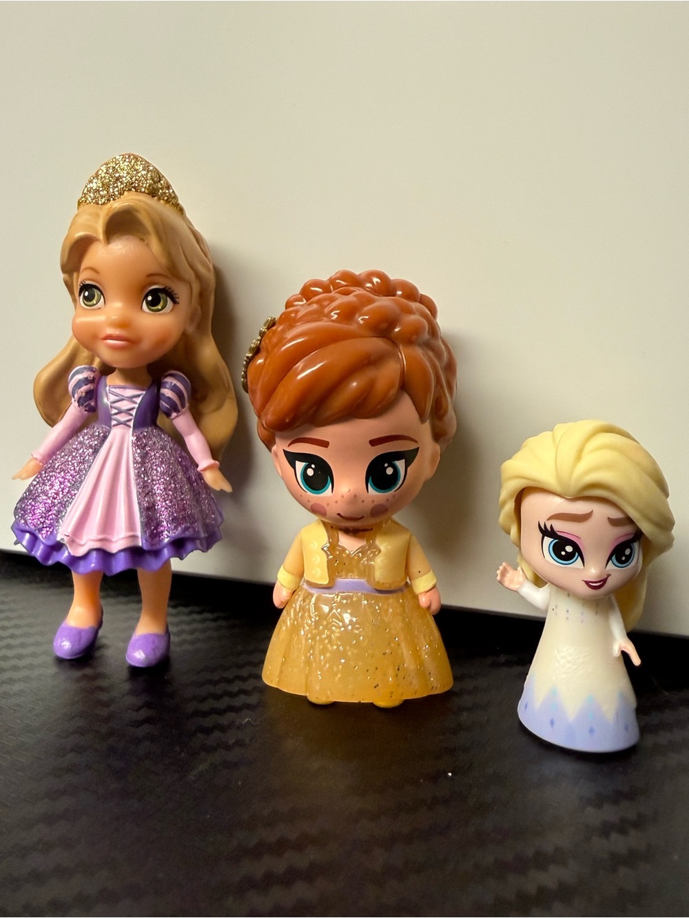 Disney Princess Mini Doll Lot Rapunzel Anna Elsa Figures